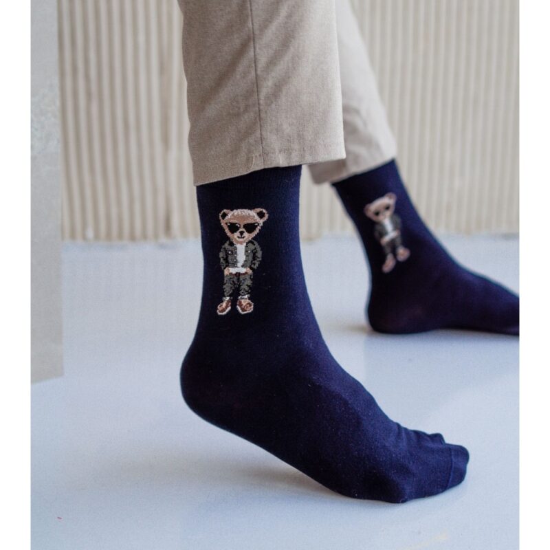 Skarpetki męskie MISIEK granat 38-41 Produkt Polski