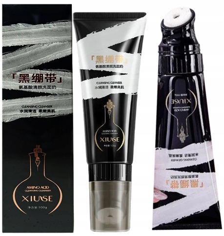 Żel do mycia twarzy CZARNY BANDAŻ z silikonową szczoteczką