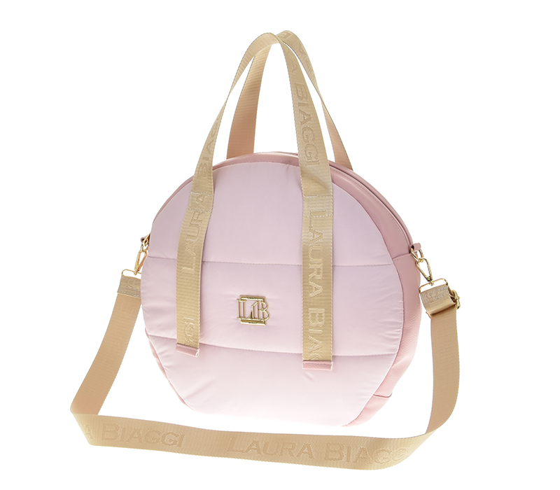 Sportowa pojemna torebka lightpink LAURA BIAGGI