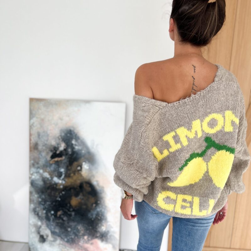 Sweter na guziki LIMONCELLO