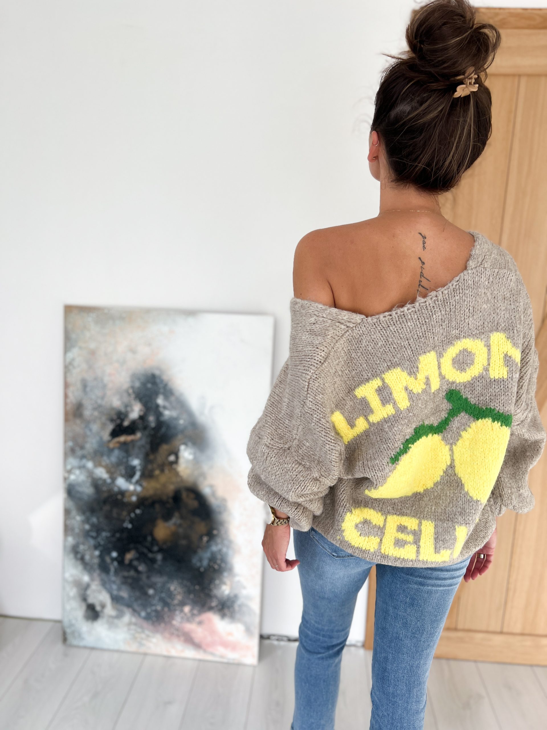 Sweter na guziki LIMONCELLO