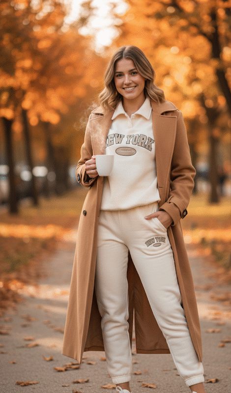 Komplet dresowy NEW YORK_oversize_Jean Louis Francoise