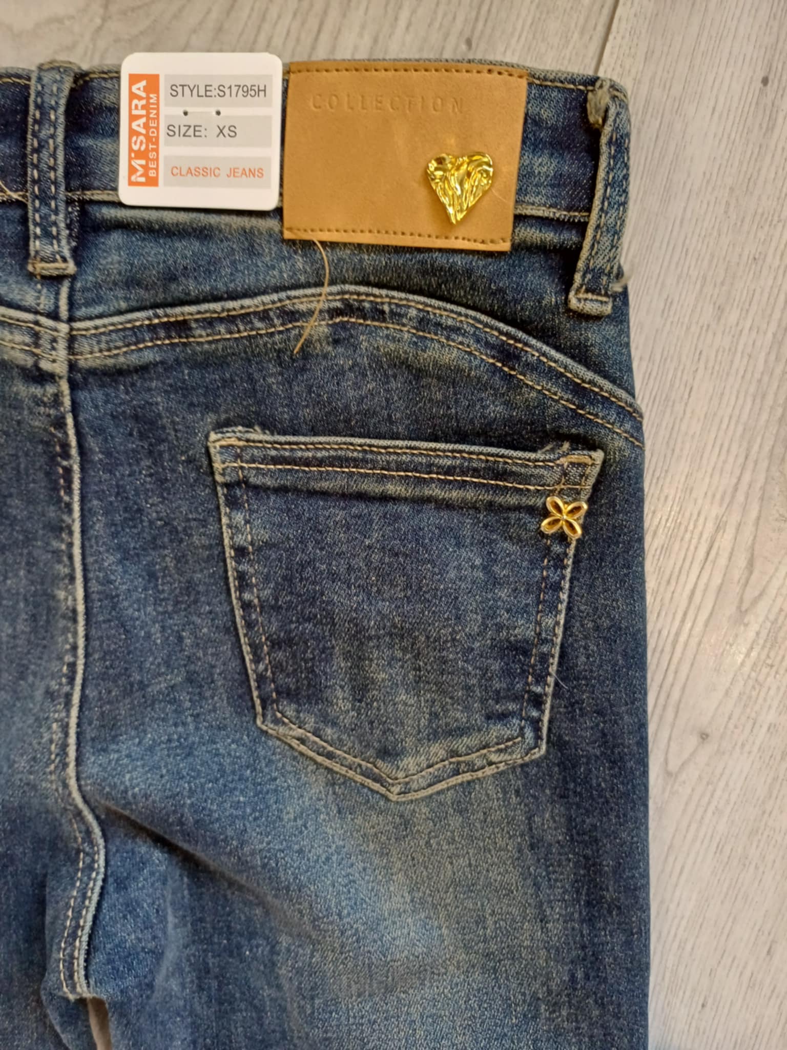 Spodnie jeansowe Rurki z przetarciami M'Sara - Image 5