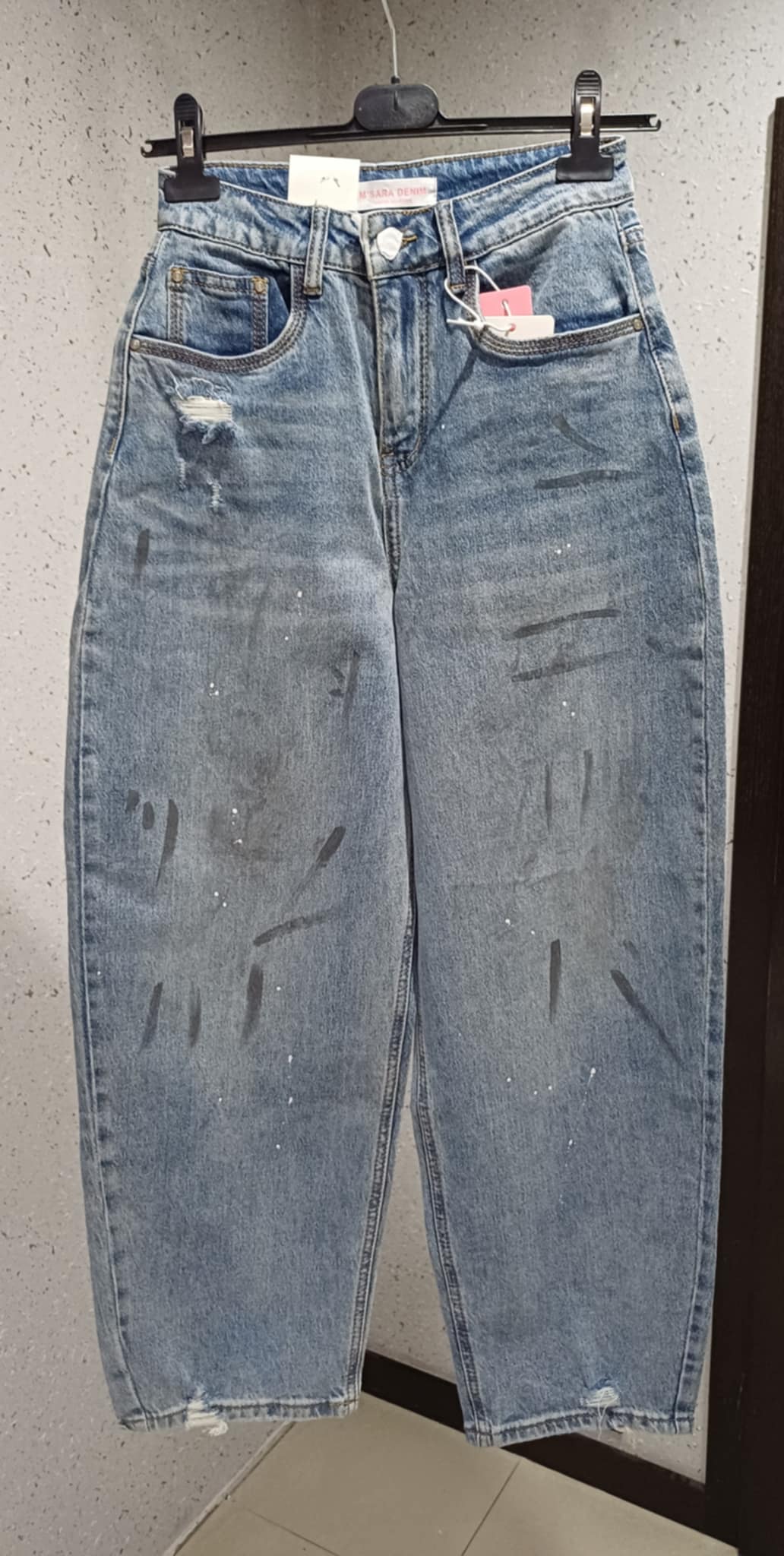 Genialne jeansy BALLOON_maziaje_M’SARA - Image 3