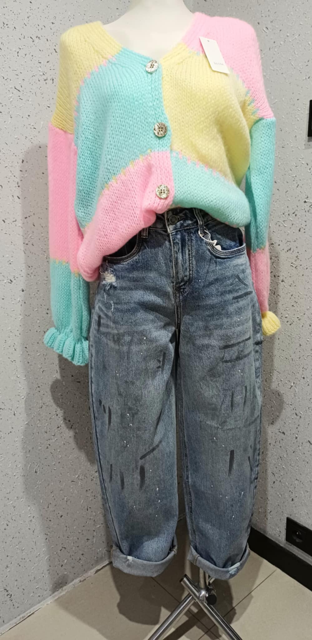 Genialne jeansy BALLOON_maziaje_M’SARA - Image 4