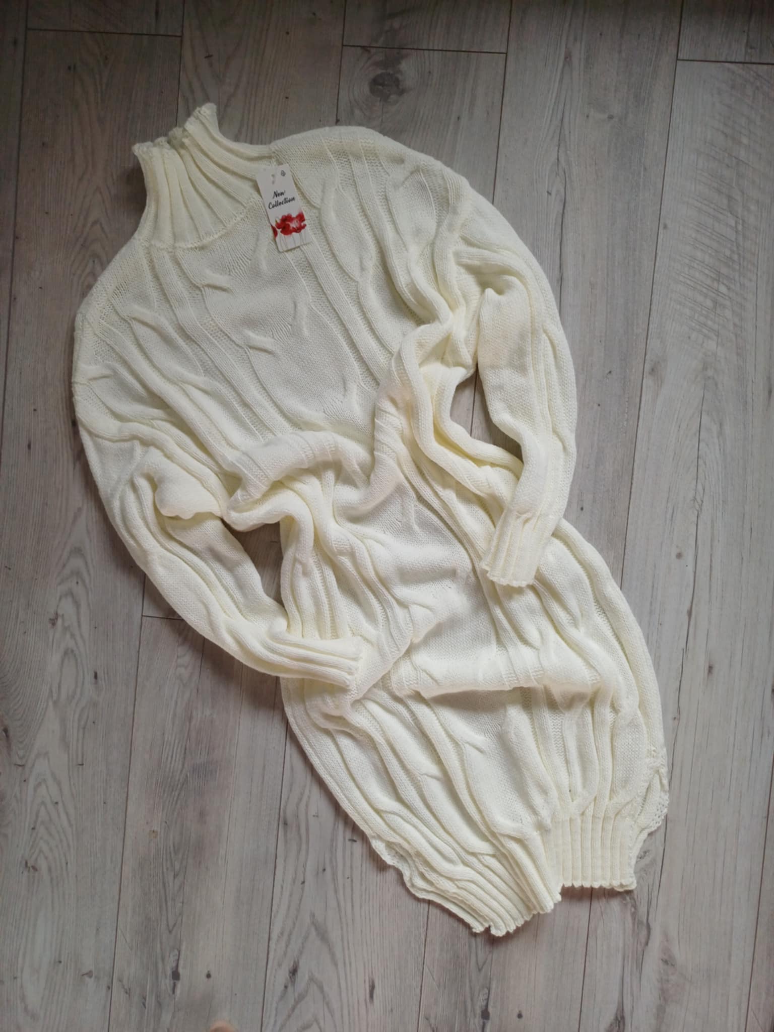 Długa sukienka / tunika z golfem - Image 2