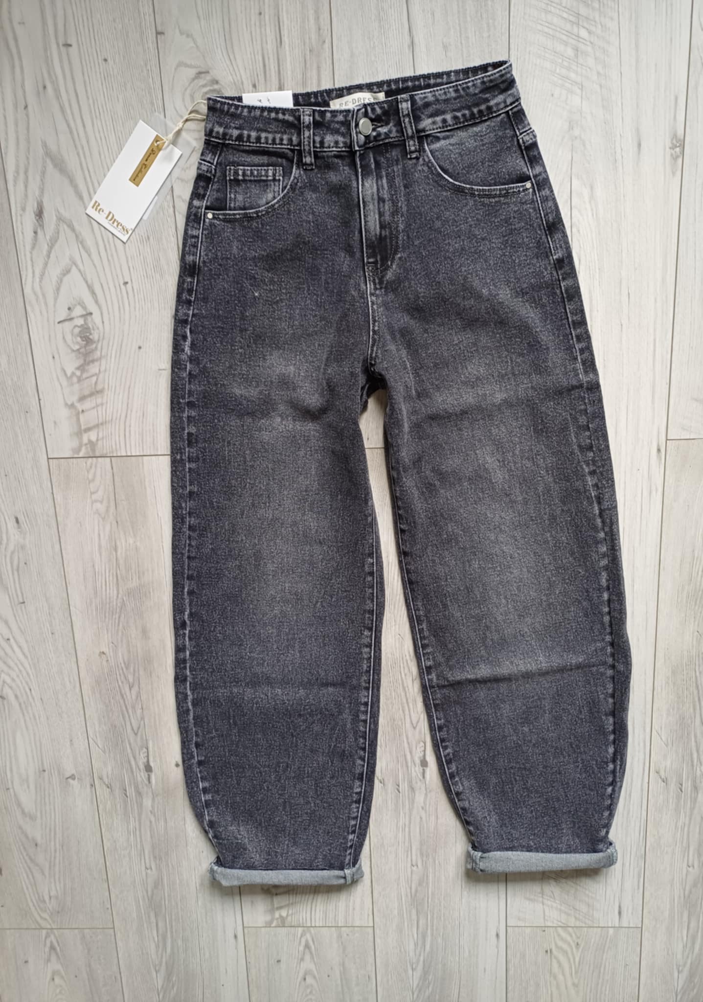 Spodnie jeansowe Balloon Fit Re-Dress - Image 2