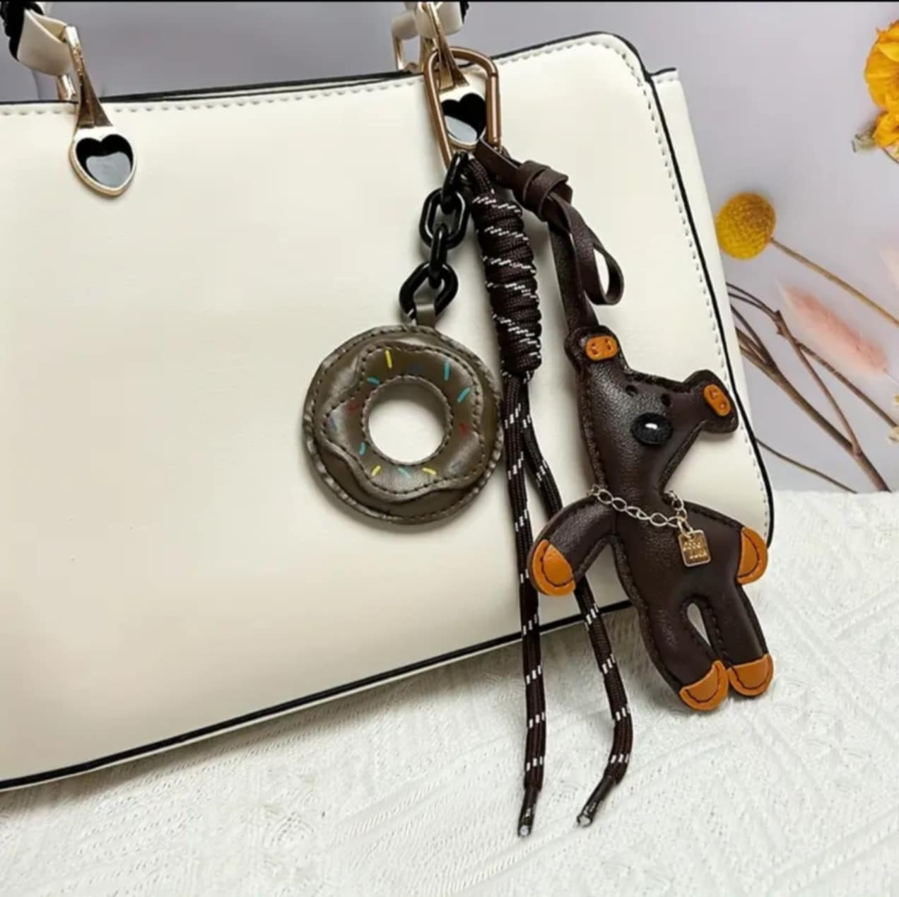 Duży Brelok zawieszka do torebki kluczy MISIO