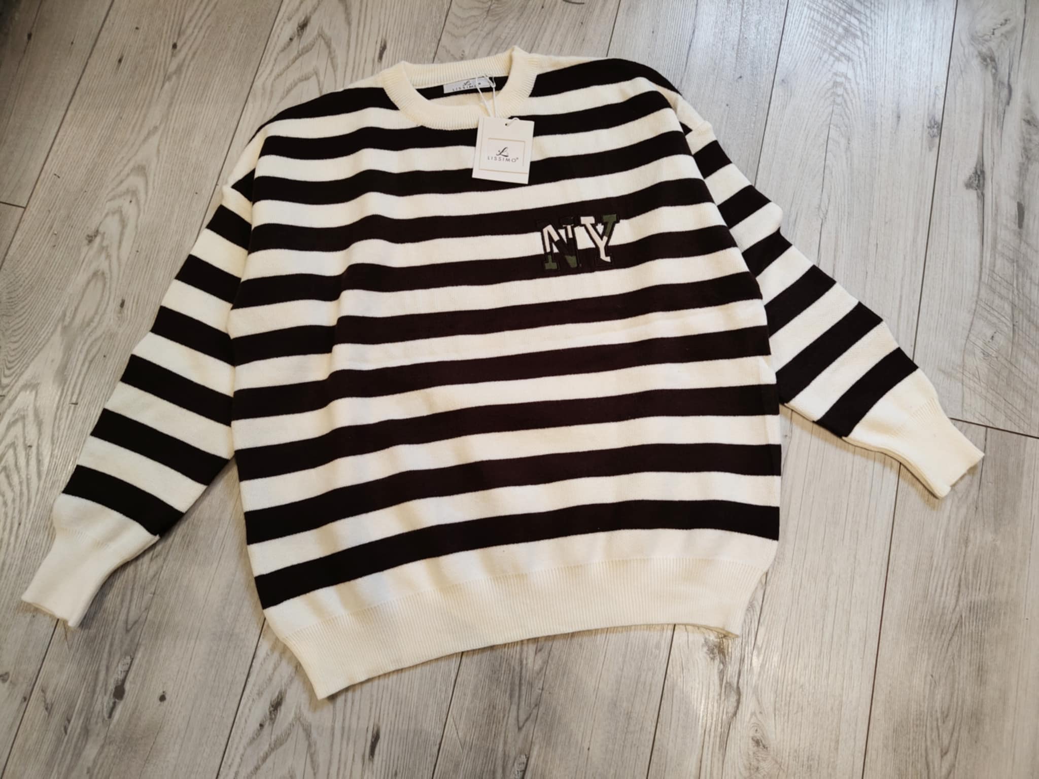 Mięciutki sweter w paski NEW YORK - Image 6