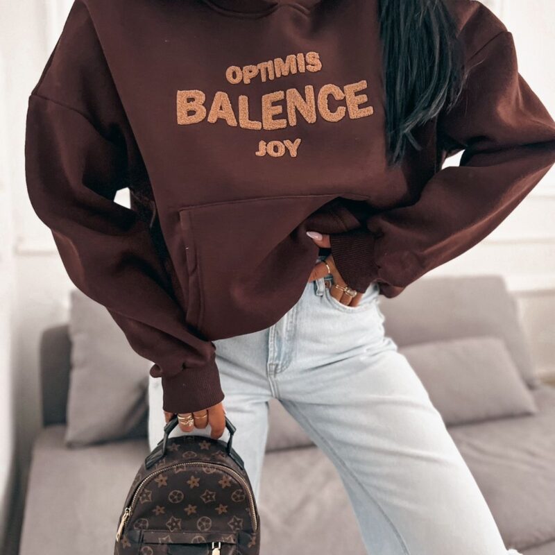 Bluza z kapturem BALENCE JOY_ocieplana_