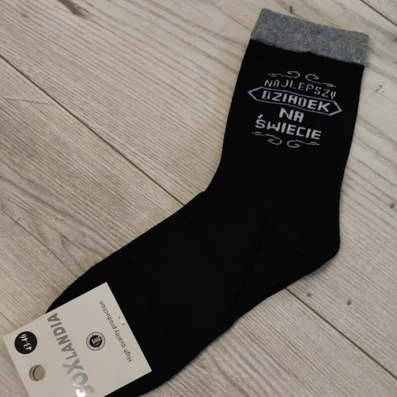 Skarpetki NAJLEPSZY DZIADEK NA ŚWIECIE Rozmiar 43-46