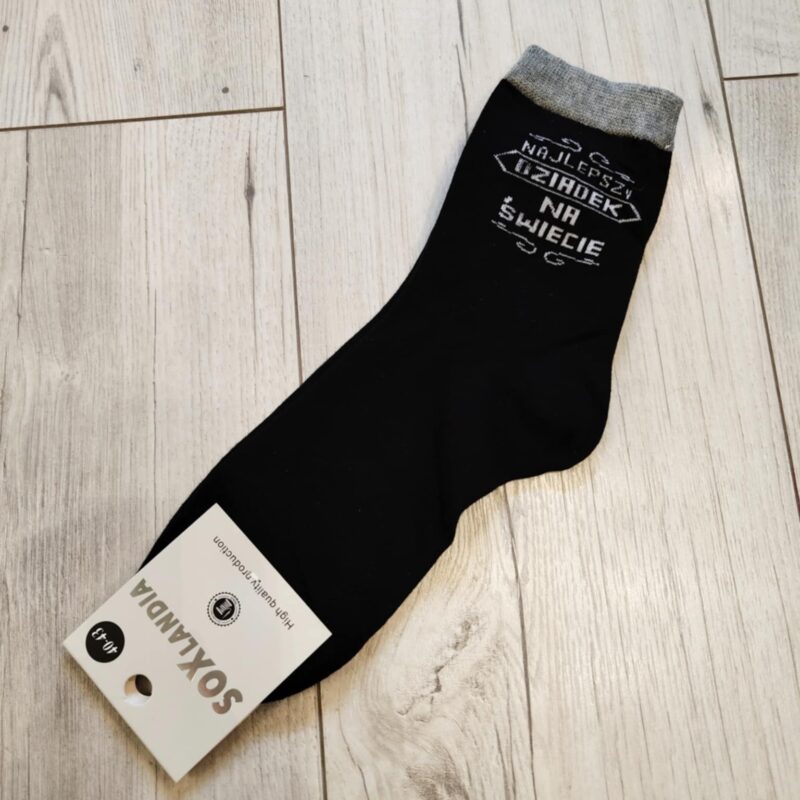 Skarpetki NAJLEPSZY DZIADEK NA ŚWIECIE Rozmiar 40-43