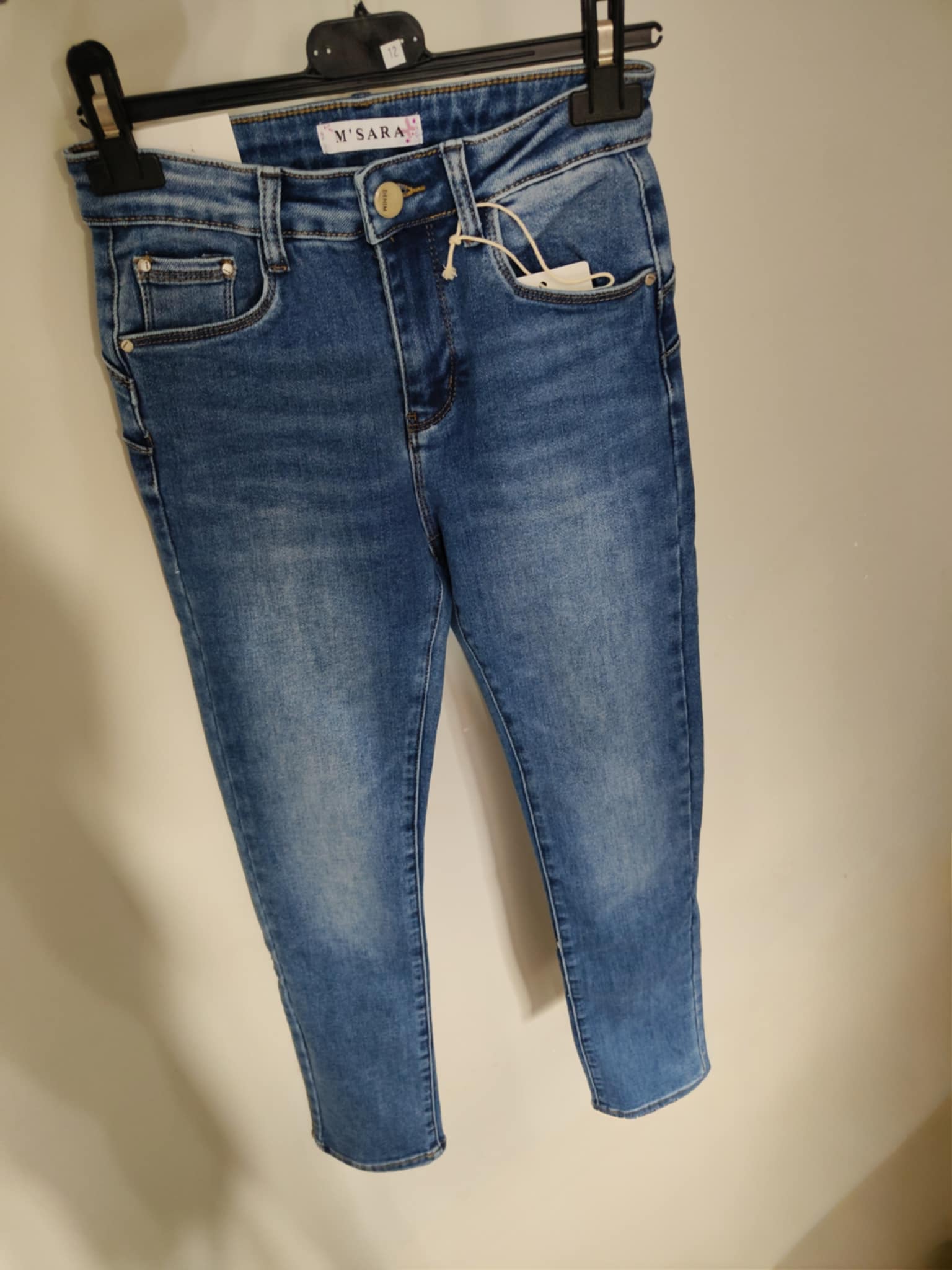 Wycierane jeansy M'Sara PUSH UP mega elastyczne - Image 4