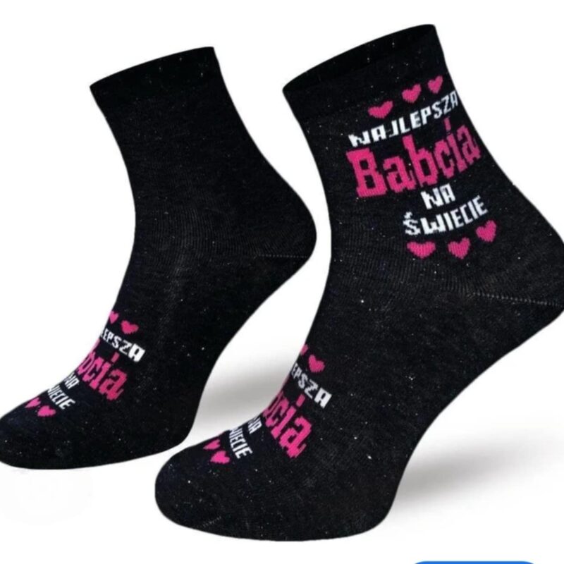 Skarpetki NAJLEPSZA BABCIA NA ŚWIECIE Rozmiar 35-38
