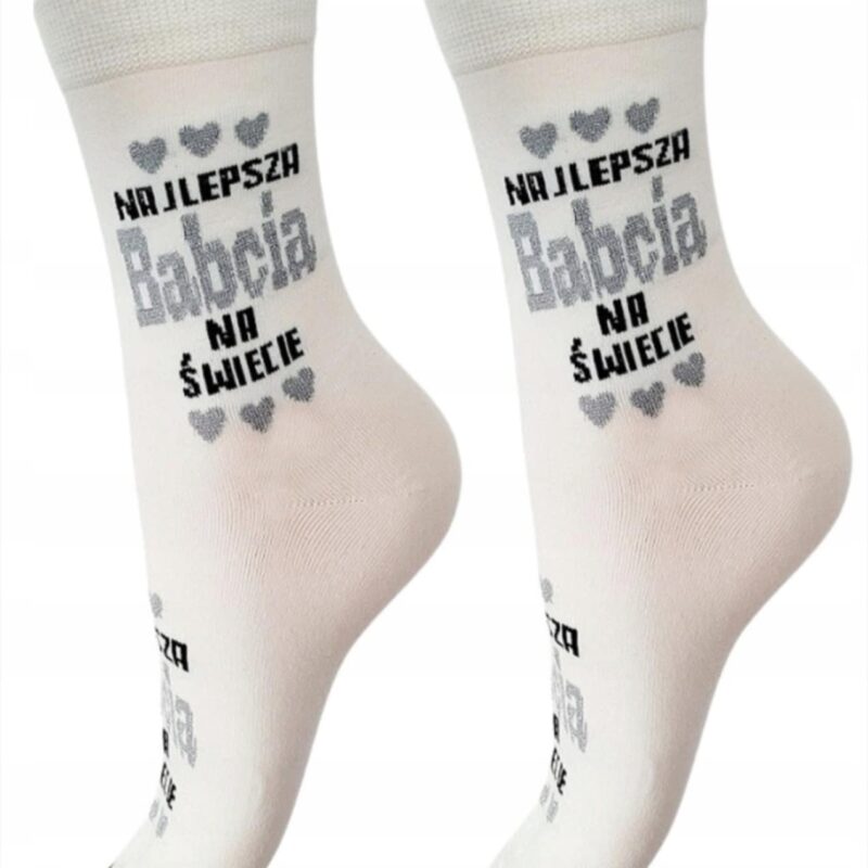 Skarpetki NAJLEPSZA BABCIA NA ŚWIECIE Rozmiar 35-38