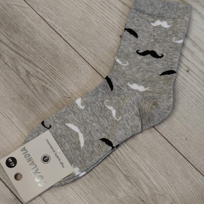 Skarpetki męskie WĄSY Rozmiar 43-46