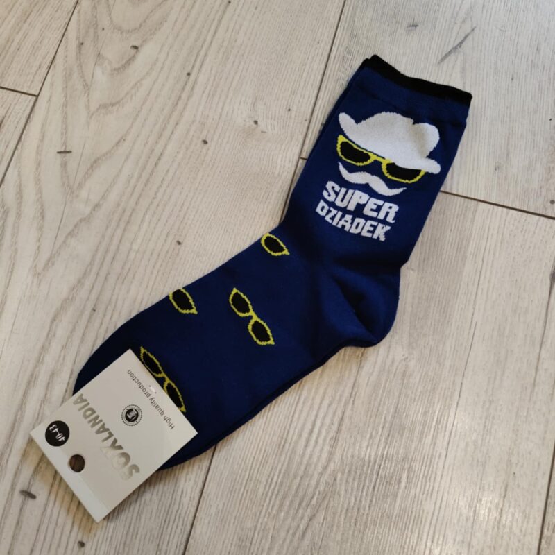 Skarpetki SUPER DZIADEK Rozmiar 40-43