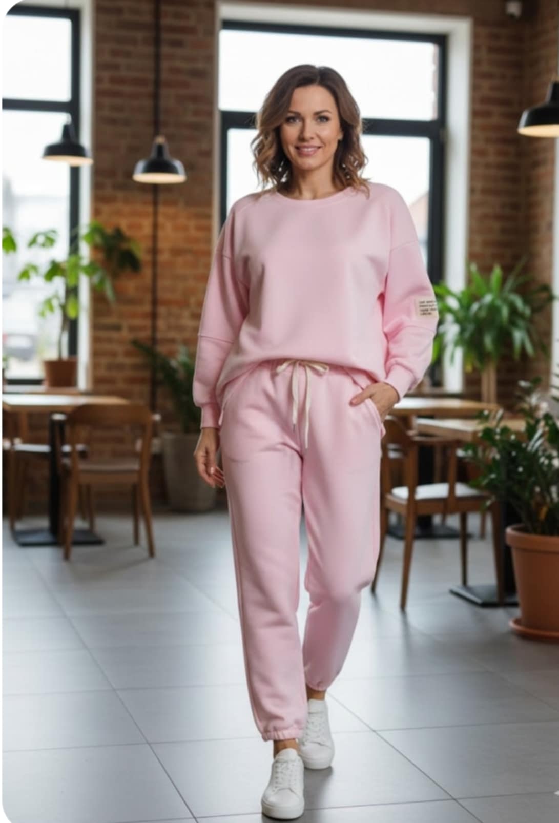 Wiosenny komplet dresowy z naszywką_masełko_ - Image 9