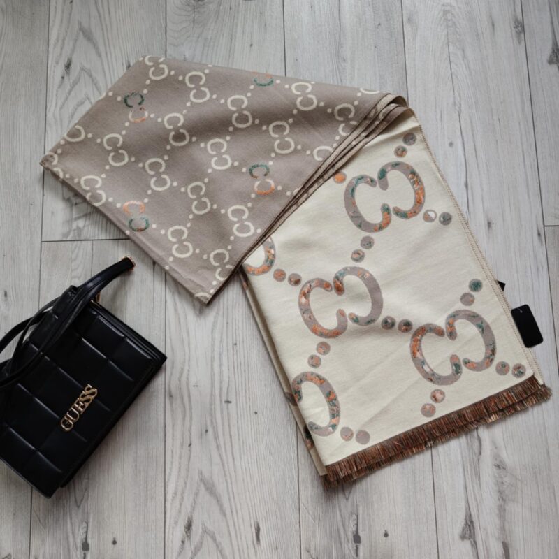 Piękny wiosenny szal_FANGO_ bawełna