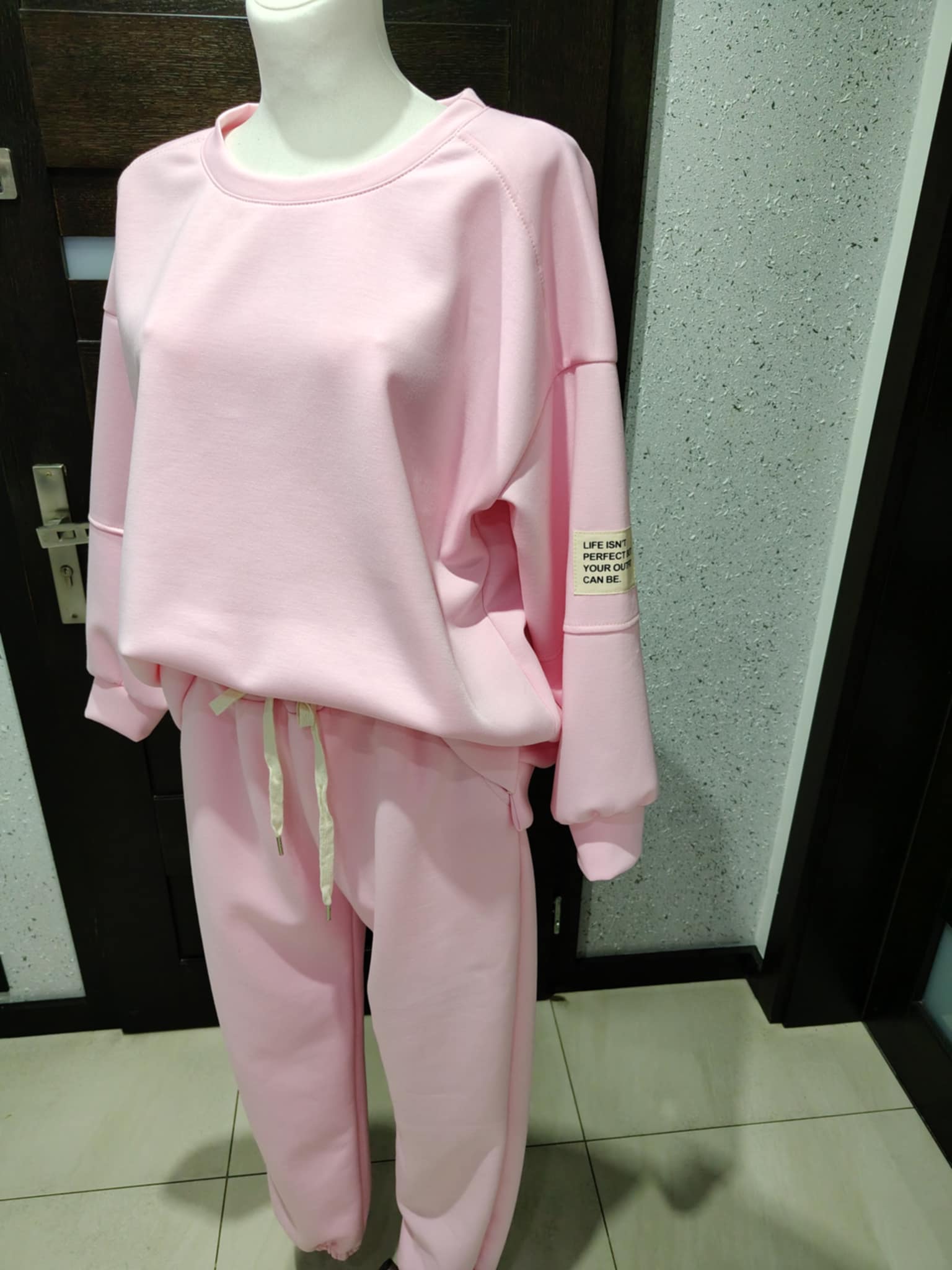 Wiosenny komplet dresowy z naszywką_masełko_ - Image 5