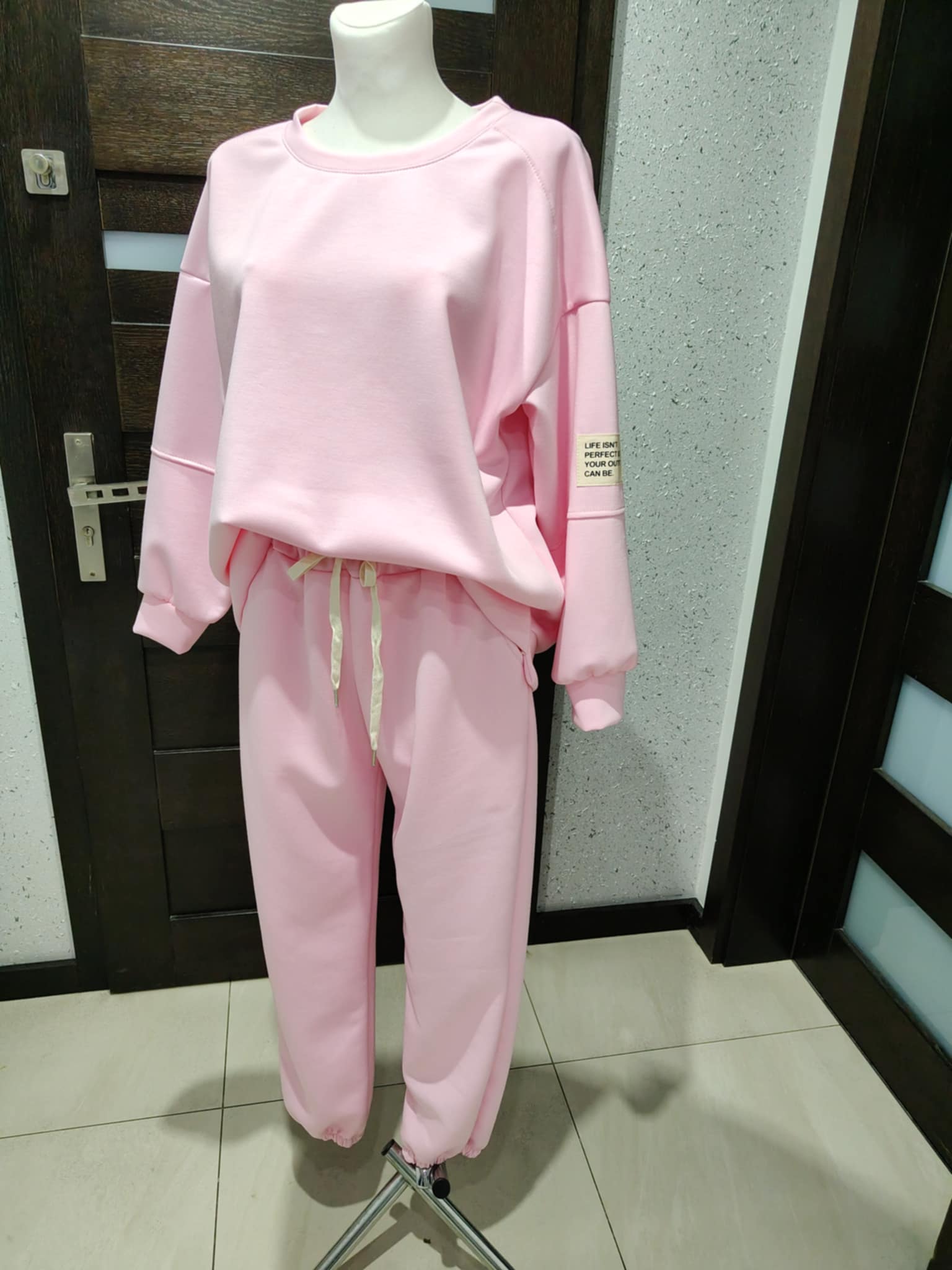 Wiosenny komplet dresowy z naszywką_masełko_ - Image 6